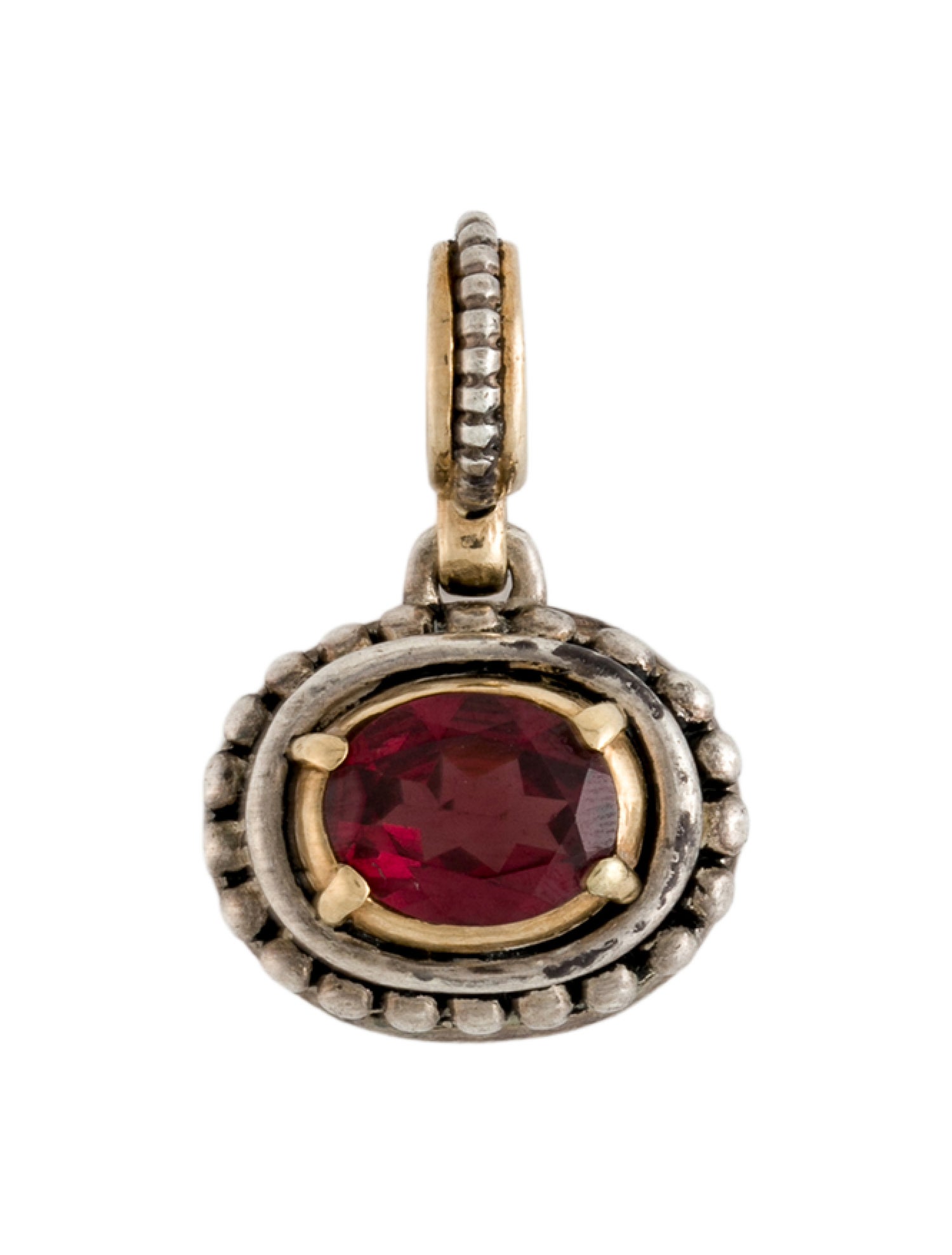 Ron Rizzo 2.57ctw Garnet Pendant