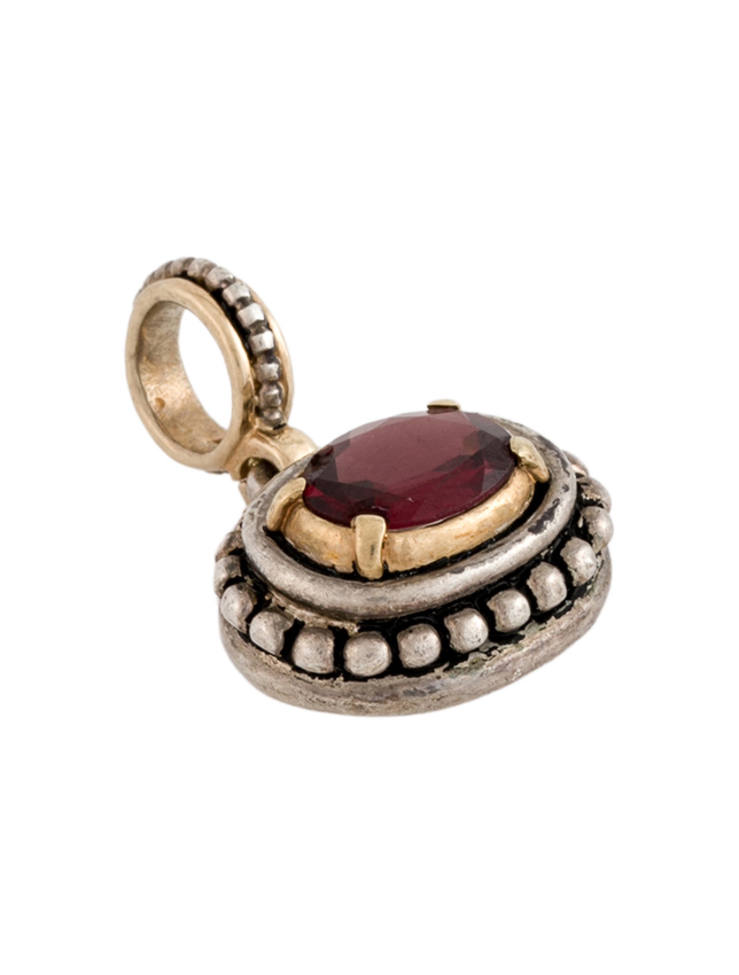 Ron Rizzo 2.57ctw Garnet Pendant