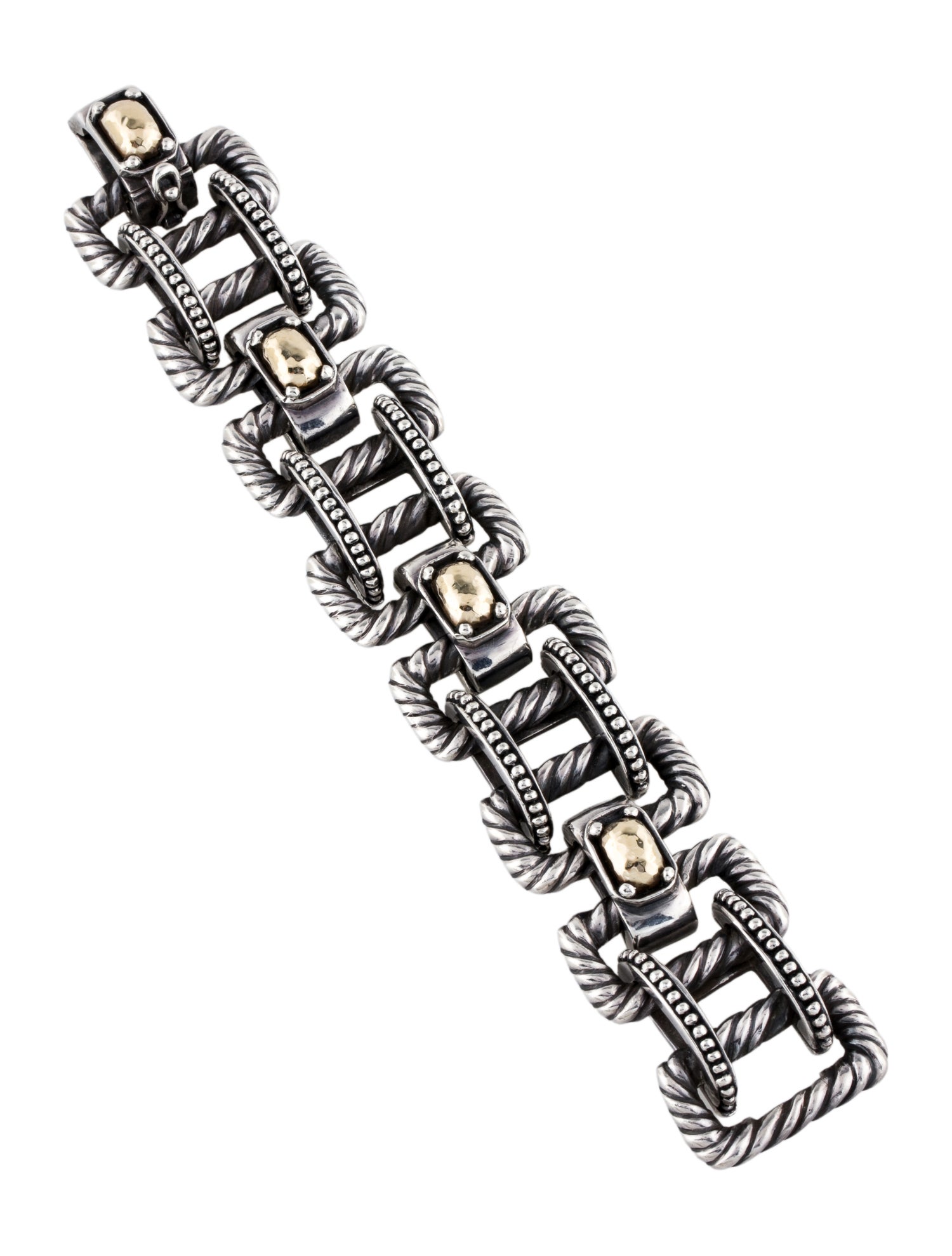 Ron Rizzo Two-Tone Link Bracelet