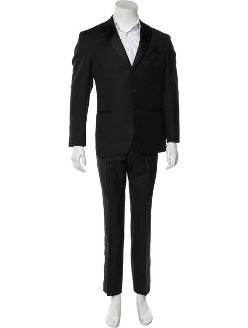 Boglioli Wool Two-Piece Suit black