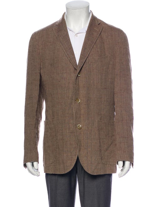 Boglioli Linen Blazer Brown