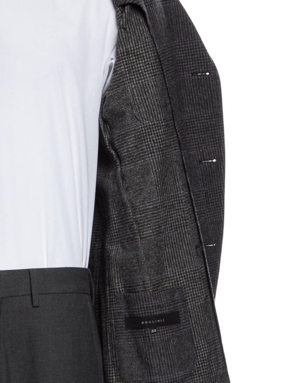 Boglioli Plaid Print Blazer - image 4