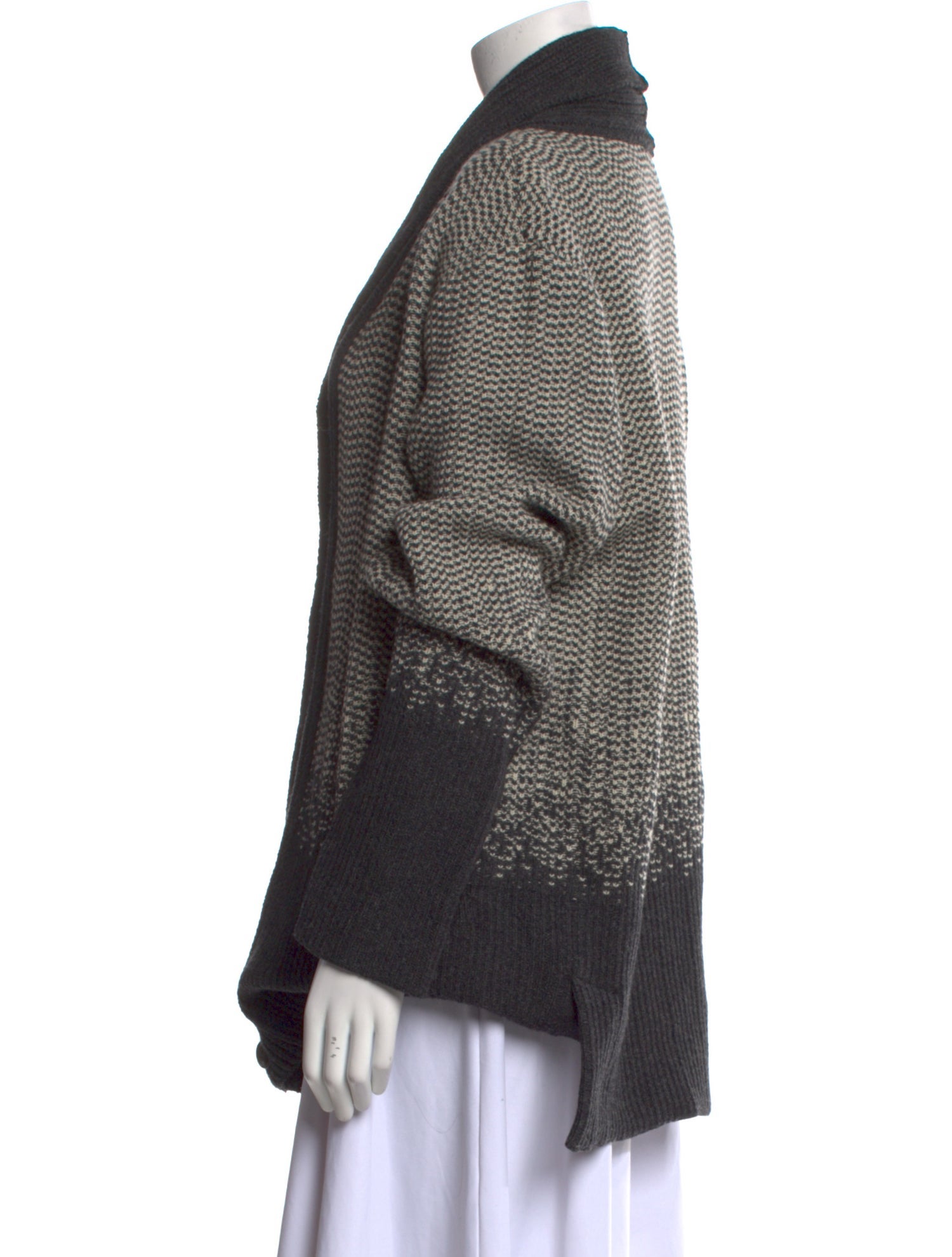 Boglioli Virgin Wool Colorblock Pattern Sweater
