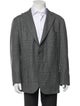 Boglioli Virgin Wool Houndstooth Print Blazer