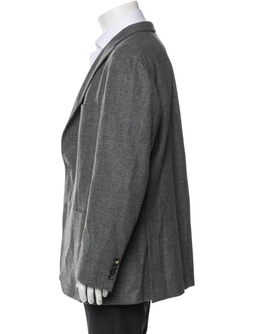 Boglioli Virgin Wool Houndstooth Print Blazer