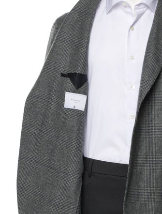 Boglioli Virgin Wool Houndstooth Print Blazer