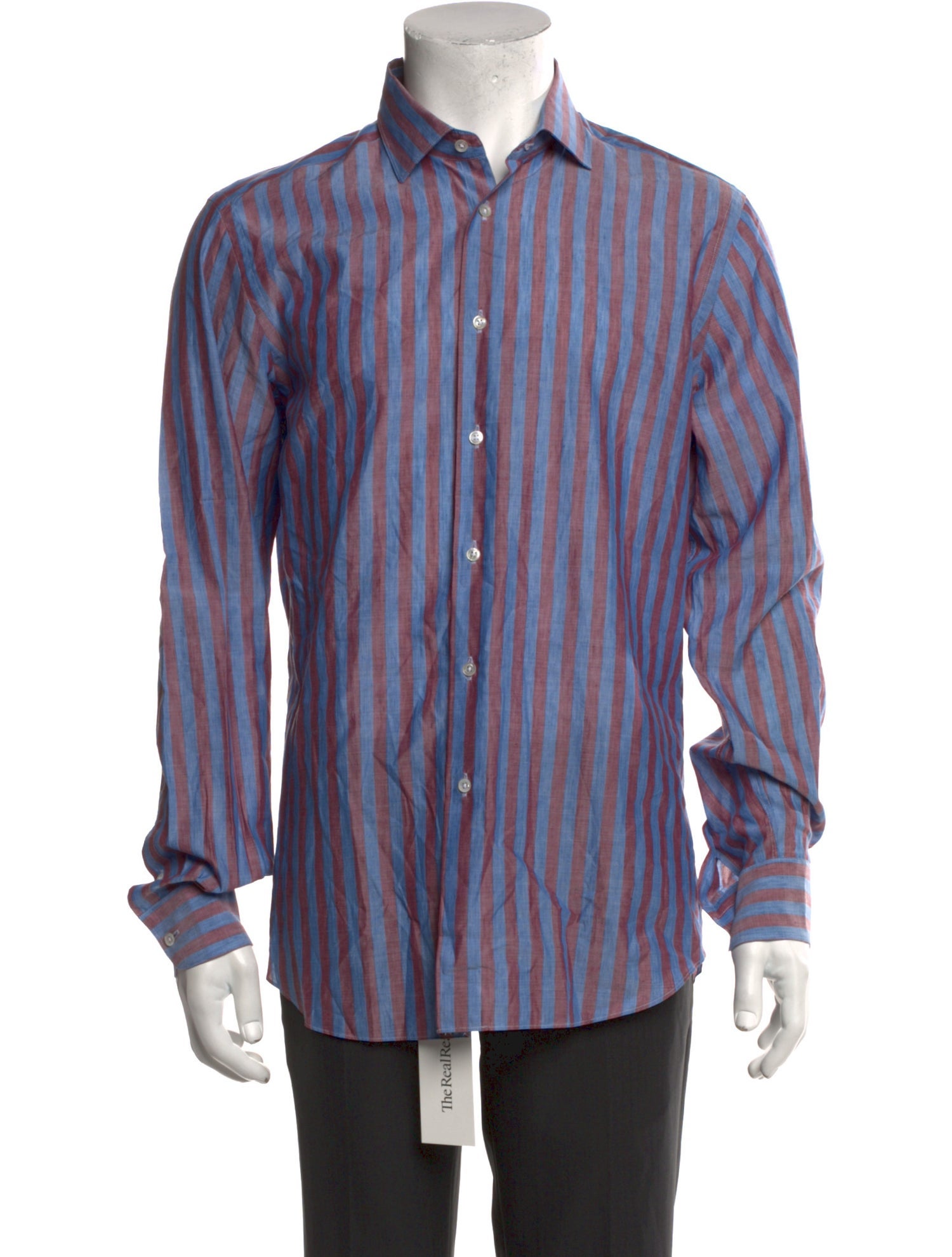 Boglioli Striped Long Sleeve Dress Shirt w/ Tags