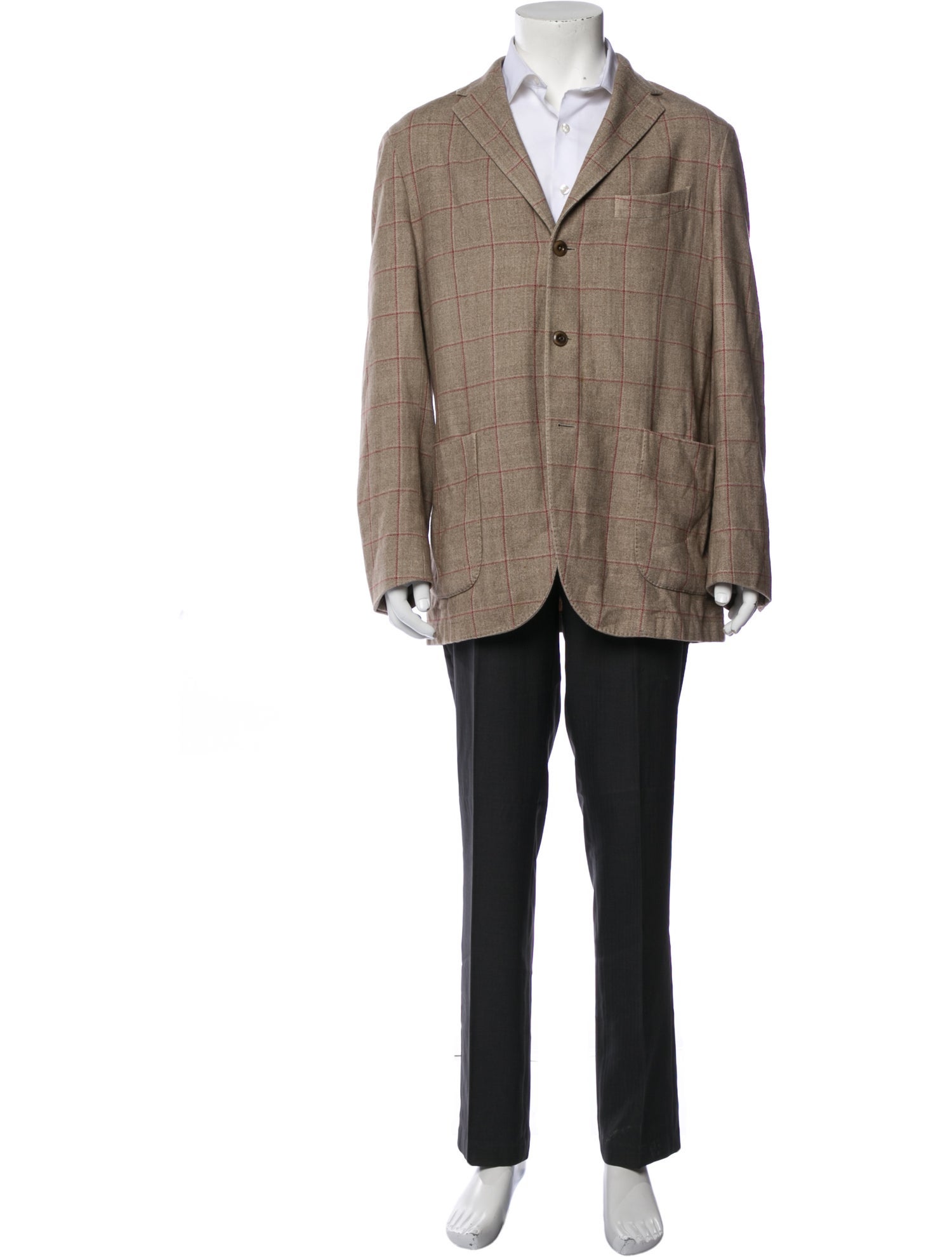 Boglioli Plaid Print Jacket