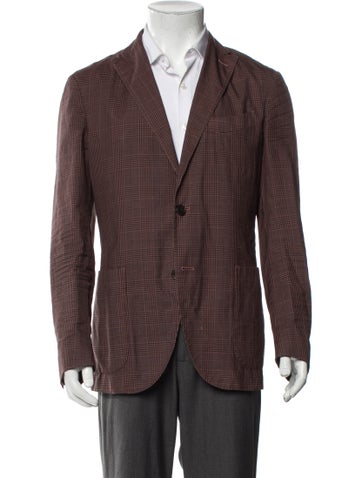 Boglioli Suiting Wool Plaid Print Sport Coat Us38, It48 | M