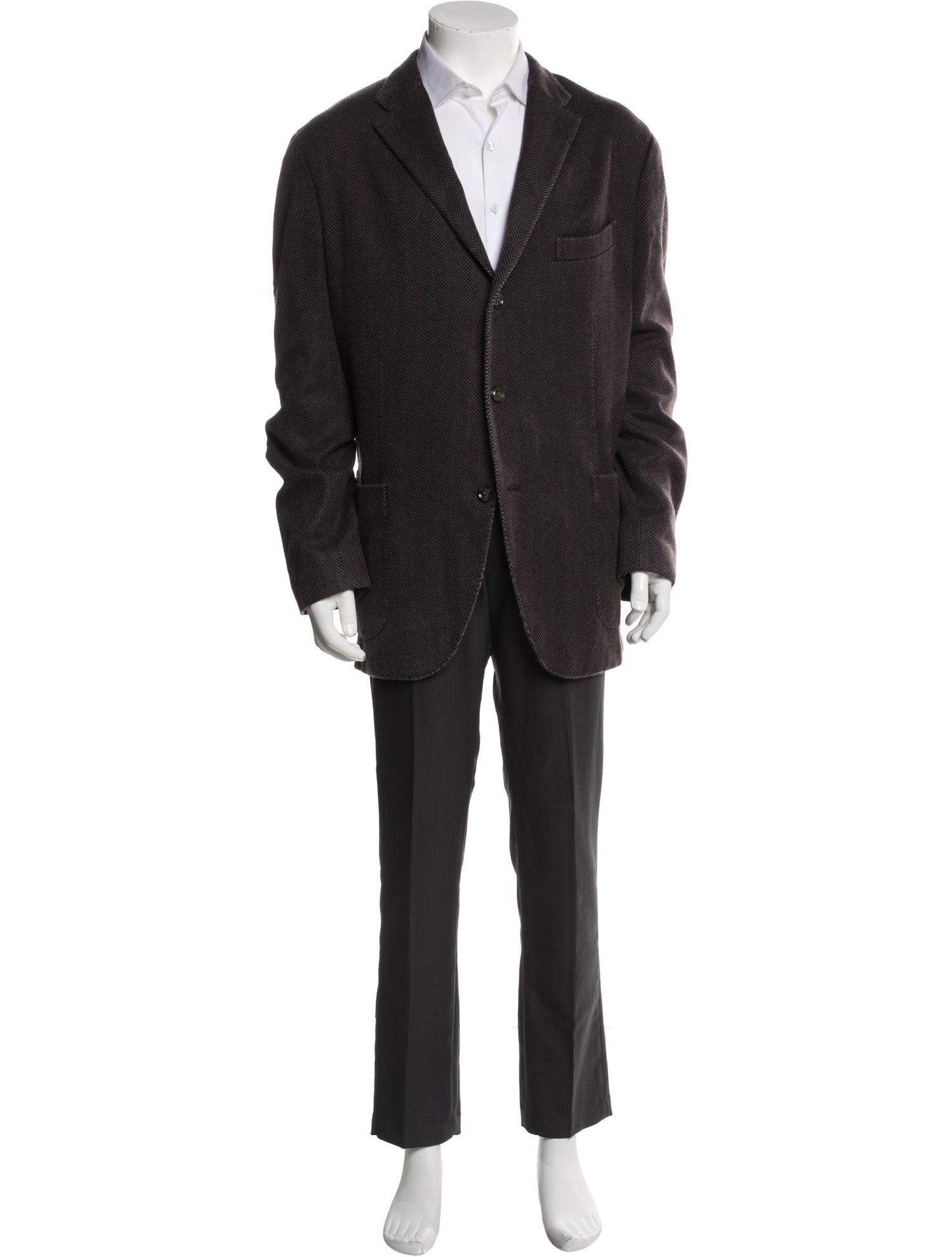 Boglioli Cashmere Tweed Pattern Blazer