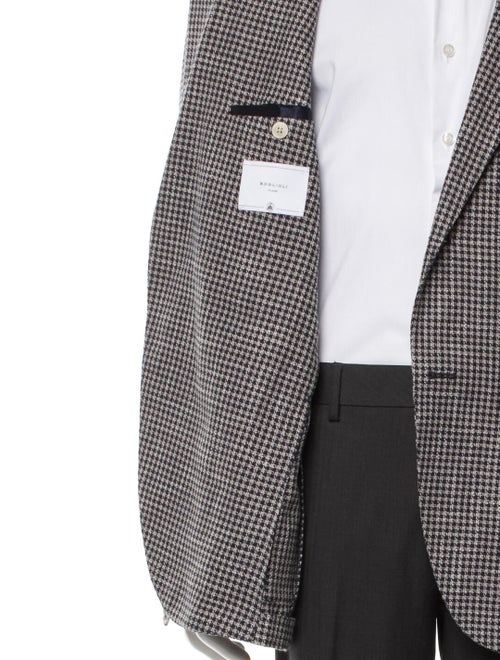 Boglioli Houndstooth Print Blazer