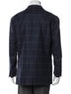 Boglioli Wool Plaid Print Blazer