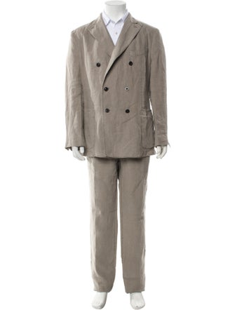 Boglioli Linen Striped Two-Piece Suit