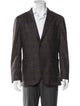 Boglioli Virgin Wool Plaid Print Blazer
