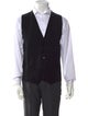 Boglioli Virgin Wool Plaid Print Sweater Vest