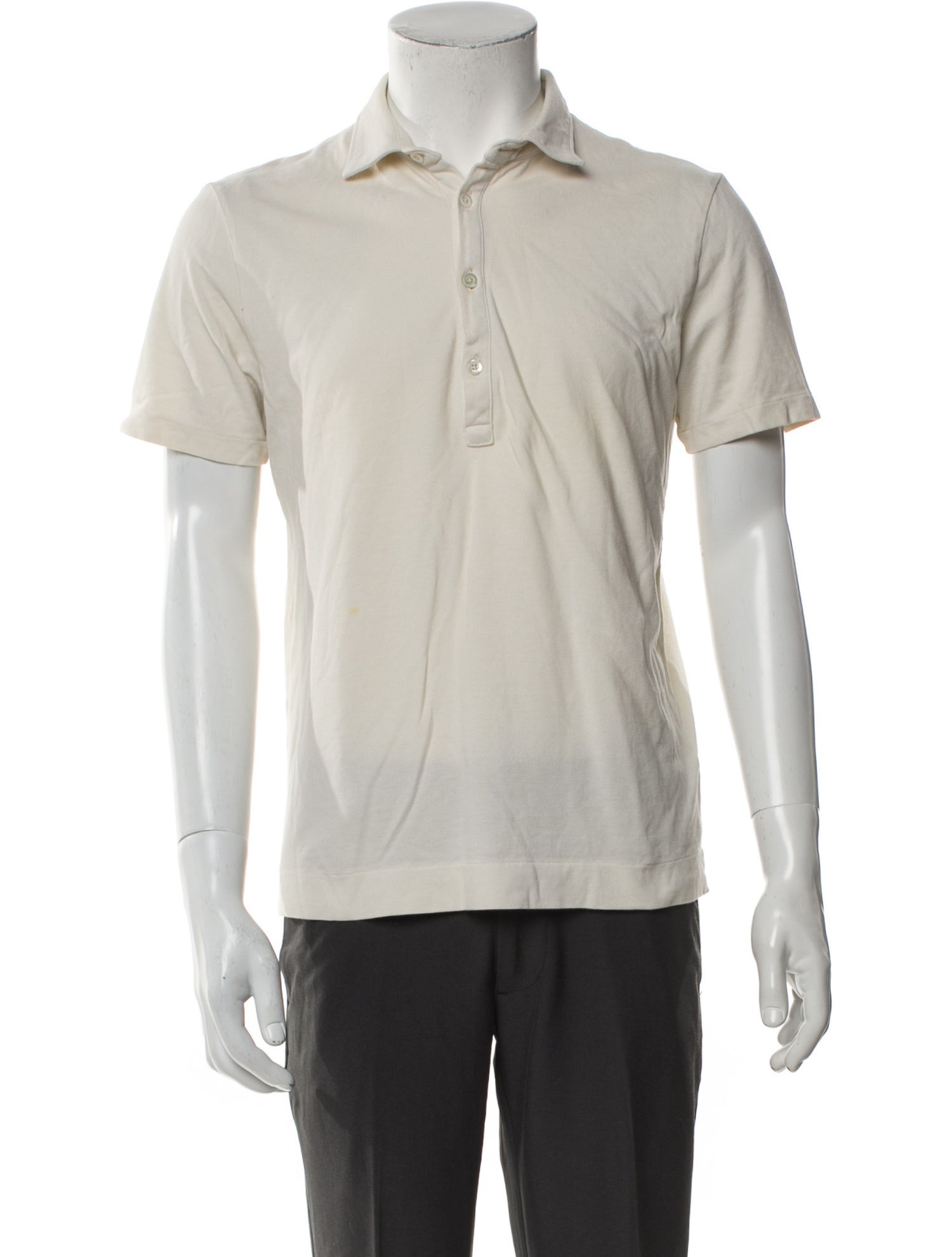 Boglioli Collar Short Sleeve Polo Shirt