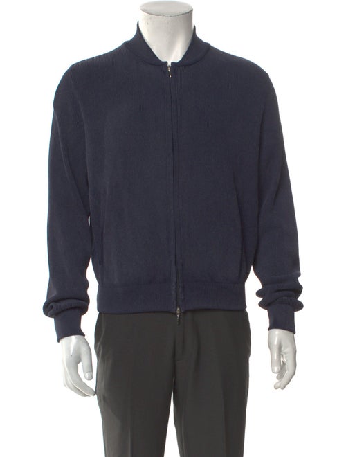 Boglioli Mock Neck Long Sleeve Cardigan