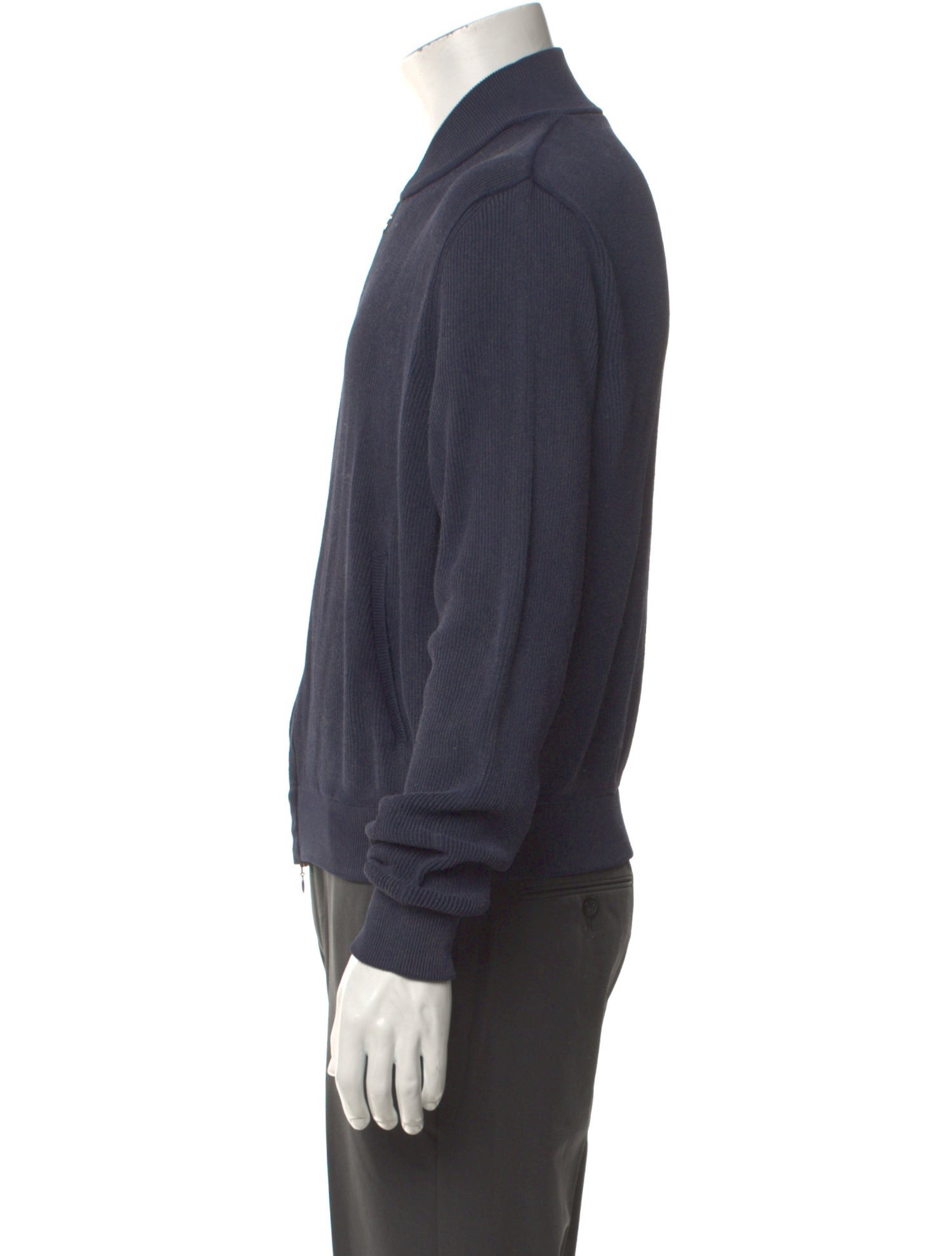 Boglioli Mock Neck Long Sleeve Cardigan