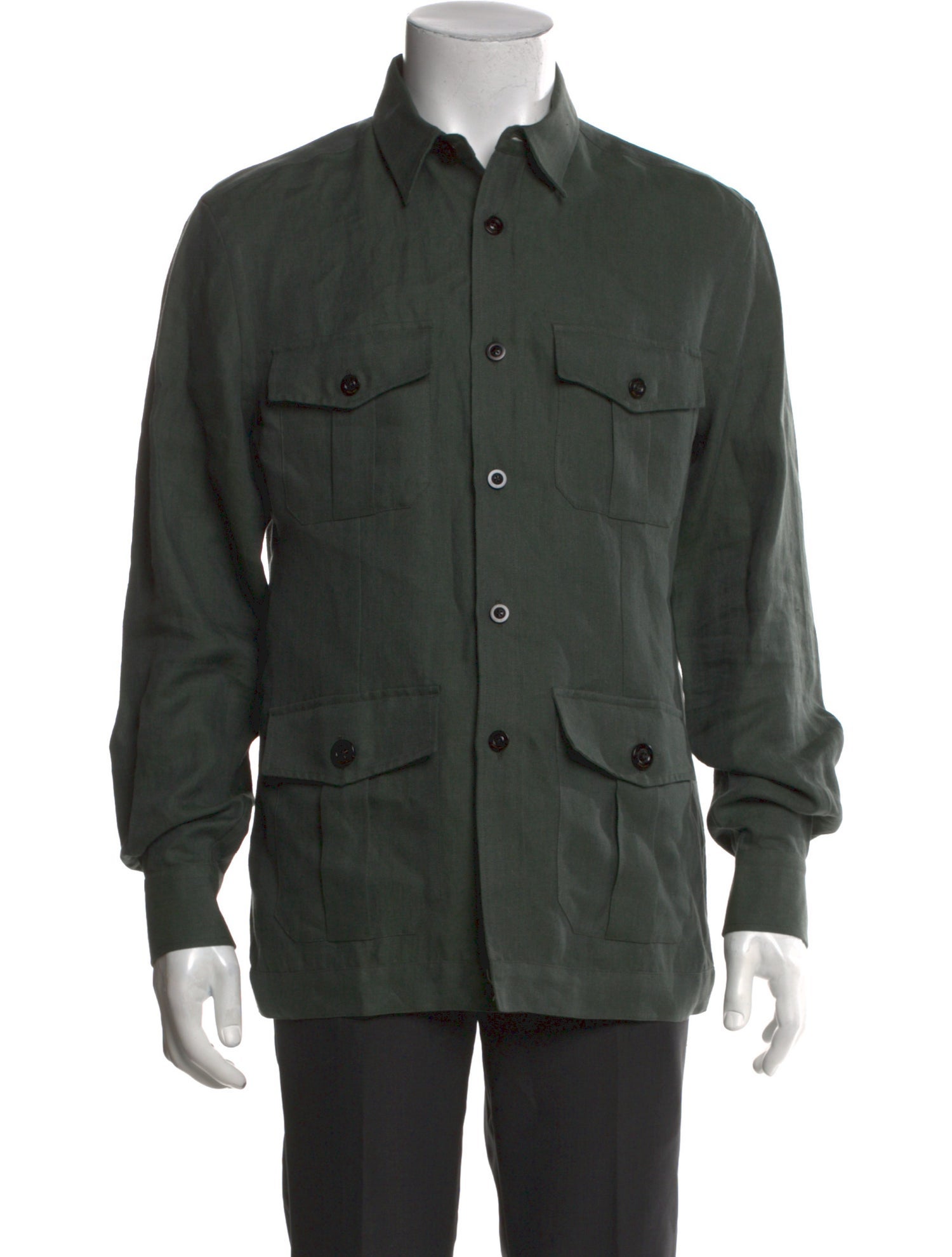 Boglioli Linen Long Sleeve Shirt w/ Tags