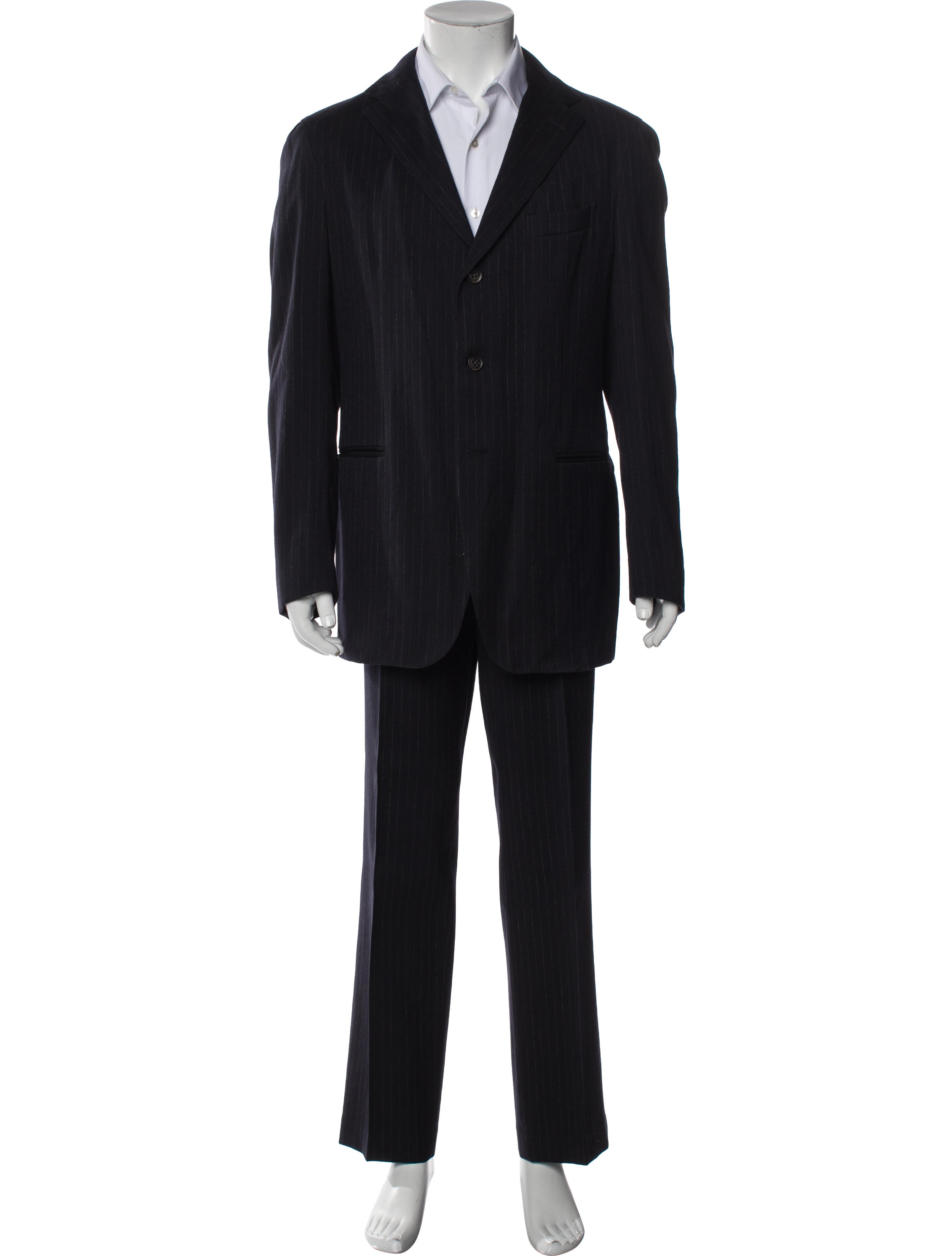 Boglioli Wool Striped Two-Piece Suit