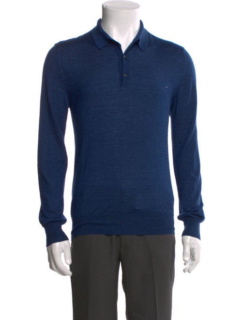 Boglioli Cashmere Collar Polo Shirt
