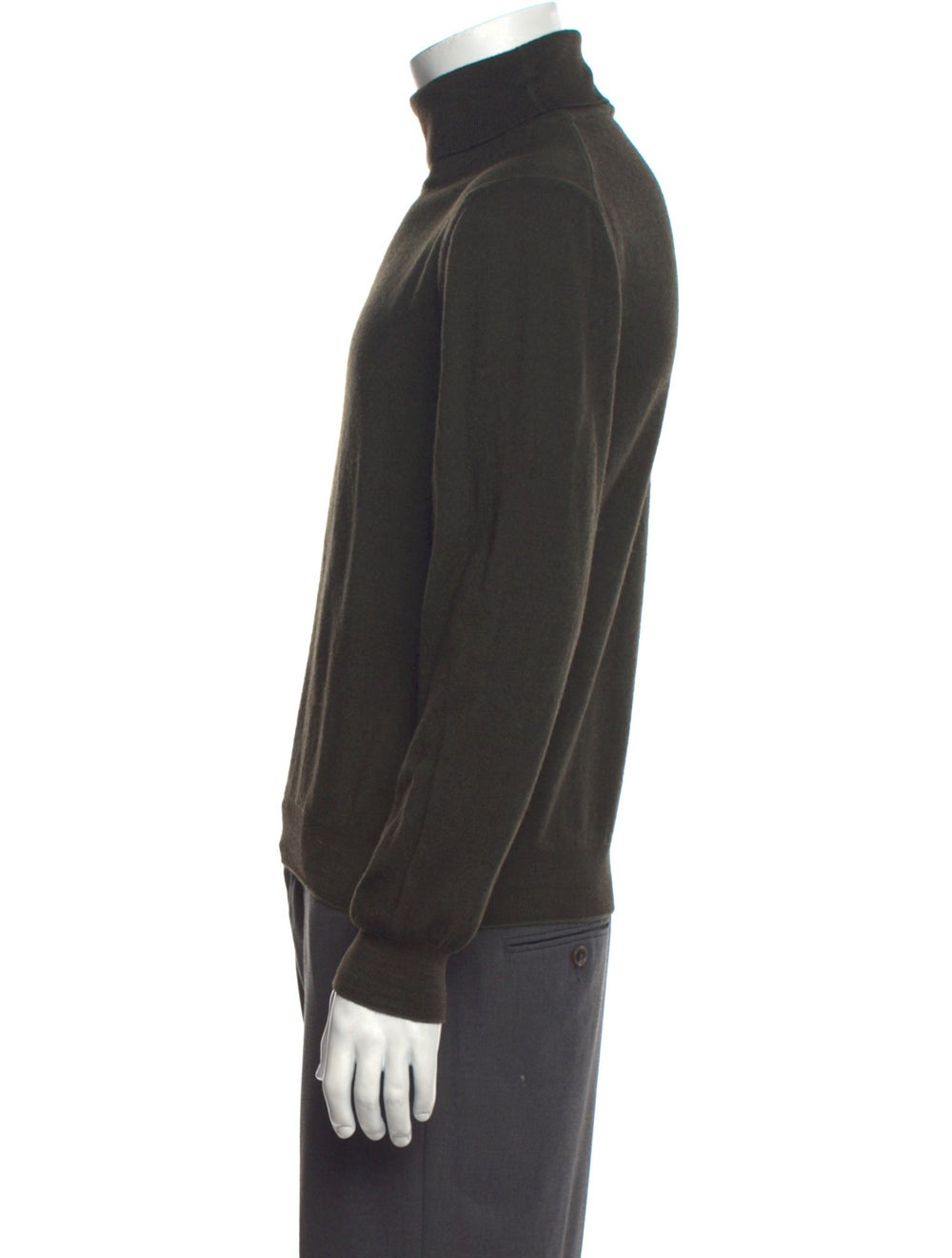 Boglioli Pullover Green Patch Pockets Long Sleeve… - image 2