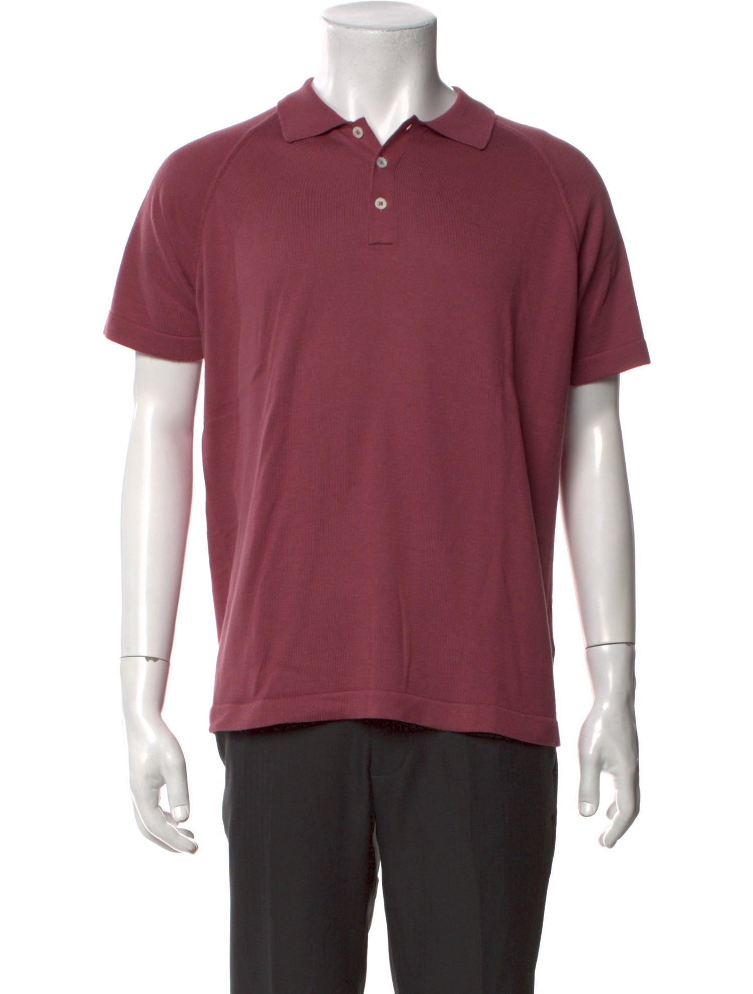 Boglioli V-Neck Short Sleeve Polo Shirt w/ Tags