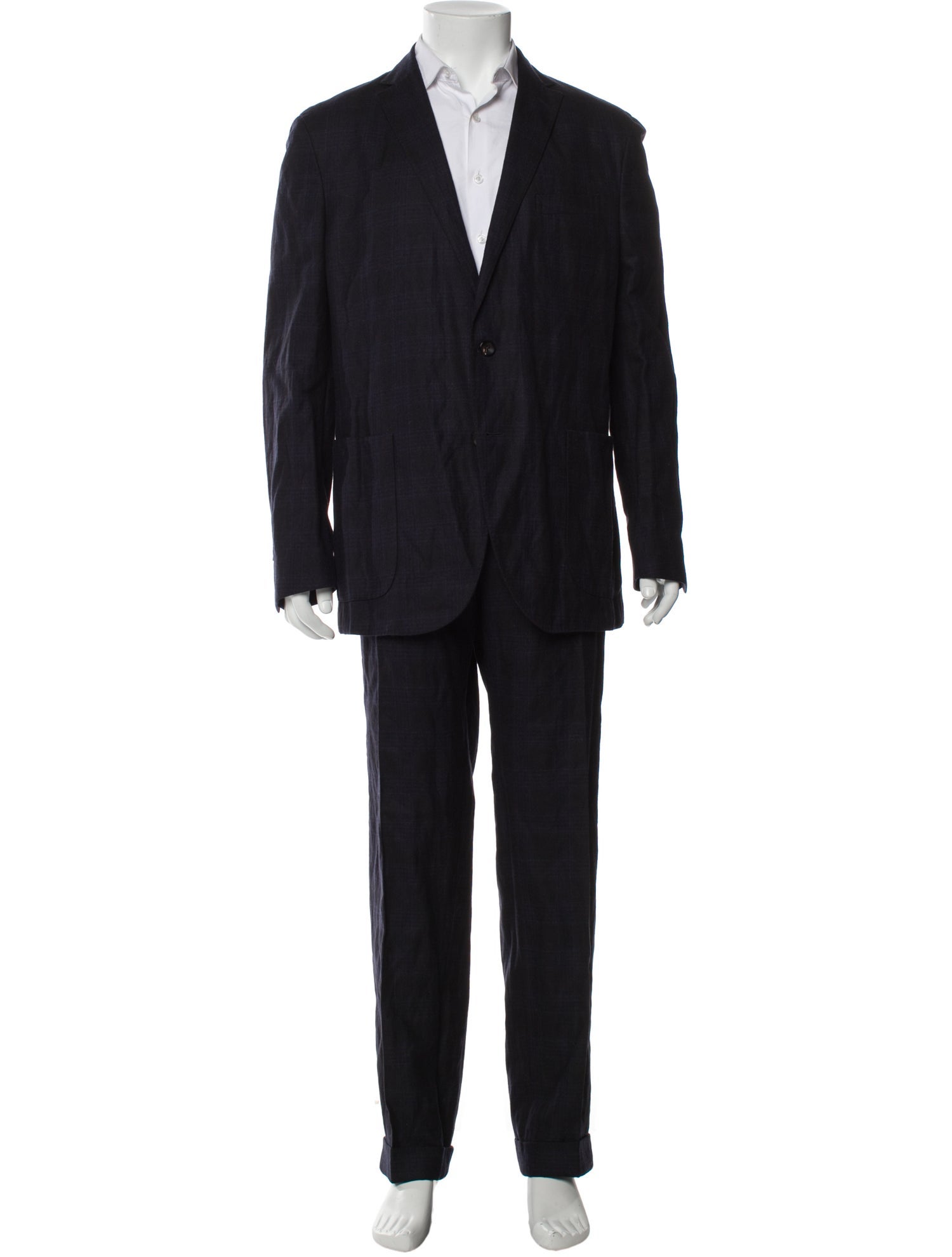 Boglioli Wool Striped Two-Piece Suit