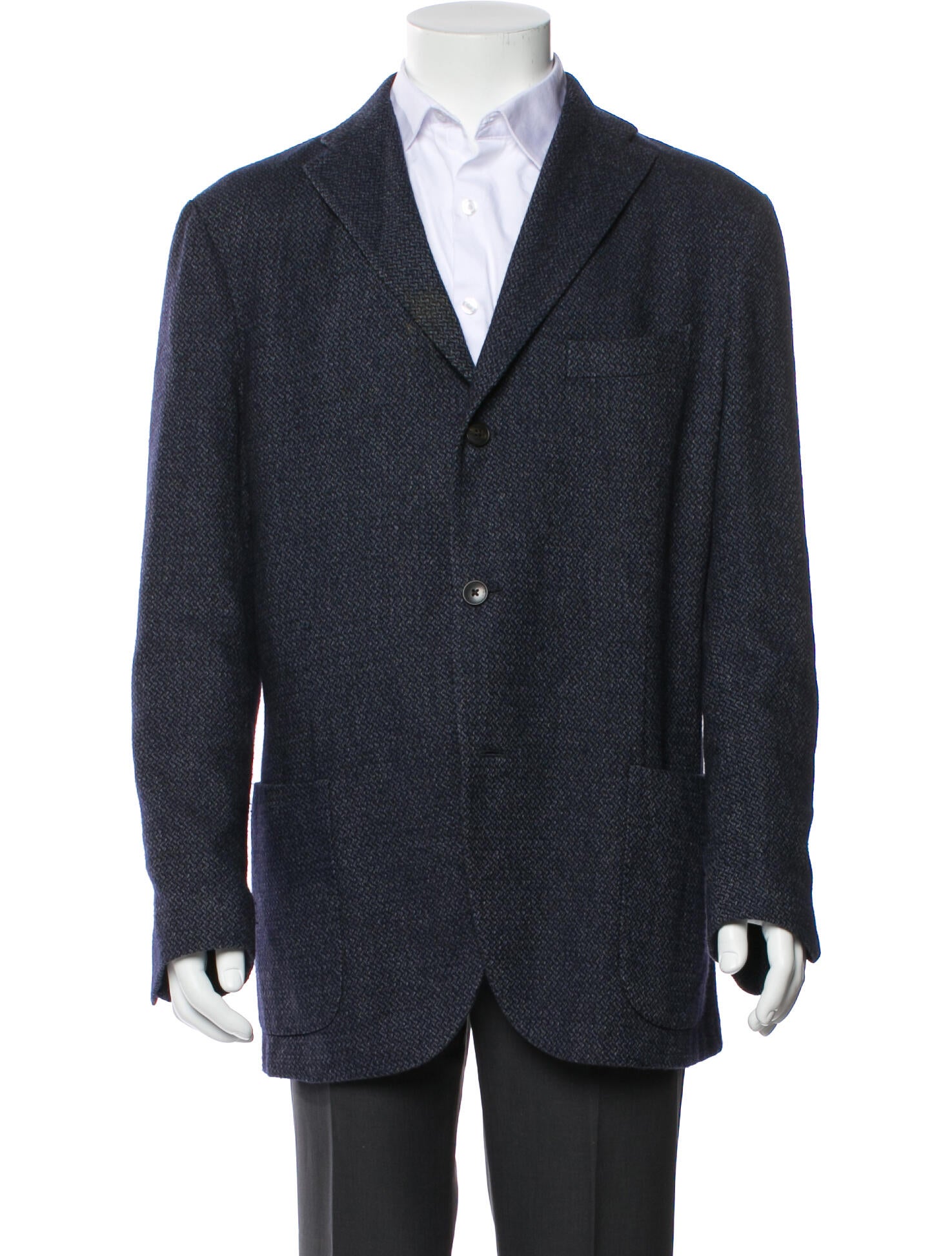 Boglioli wool patterned blazer
