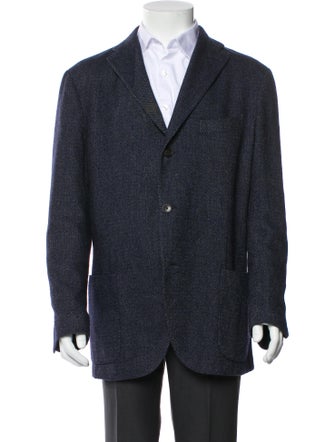 Boglioli wool patterned blazer
