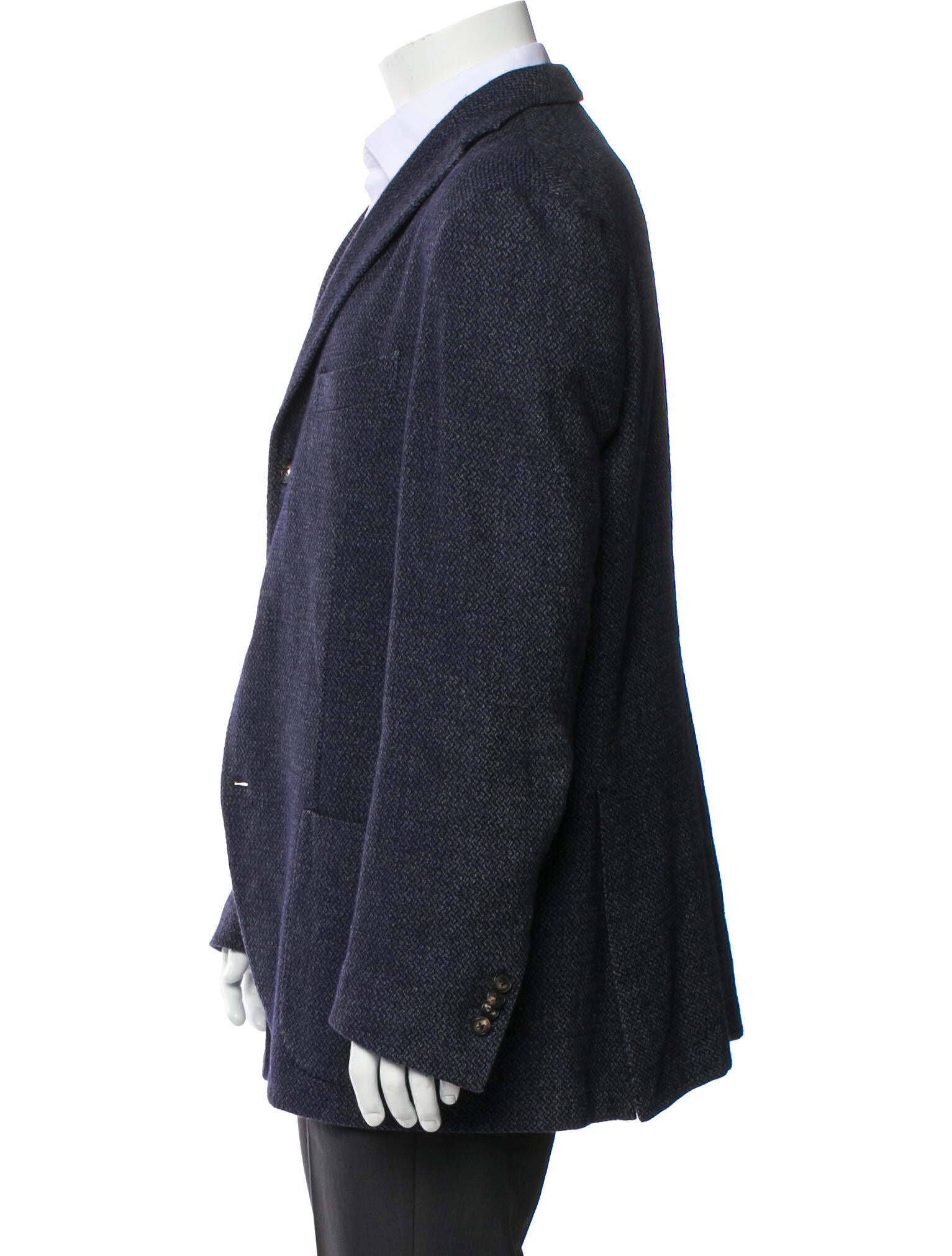 Boglioli wool patterned blazer