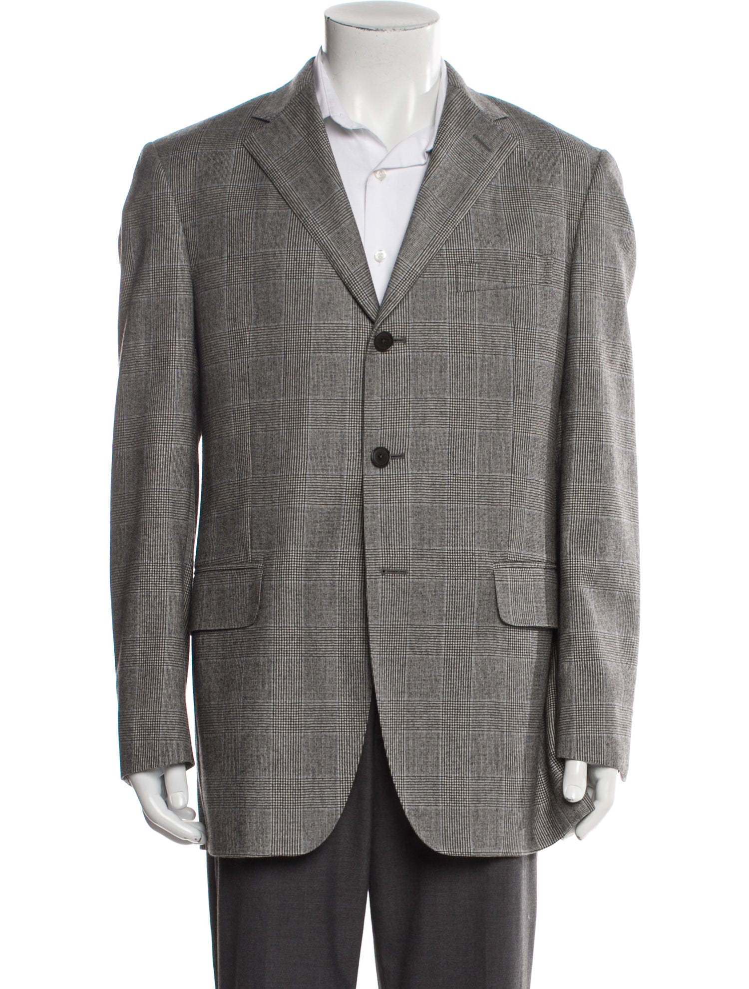 Boglioli Plaid Print Blazer