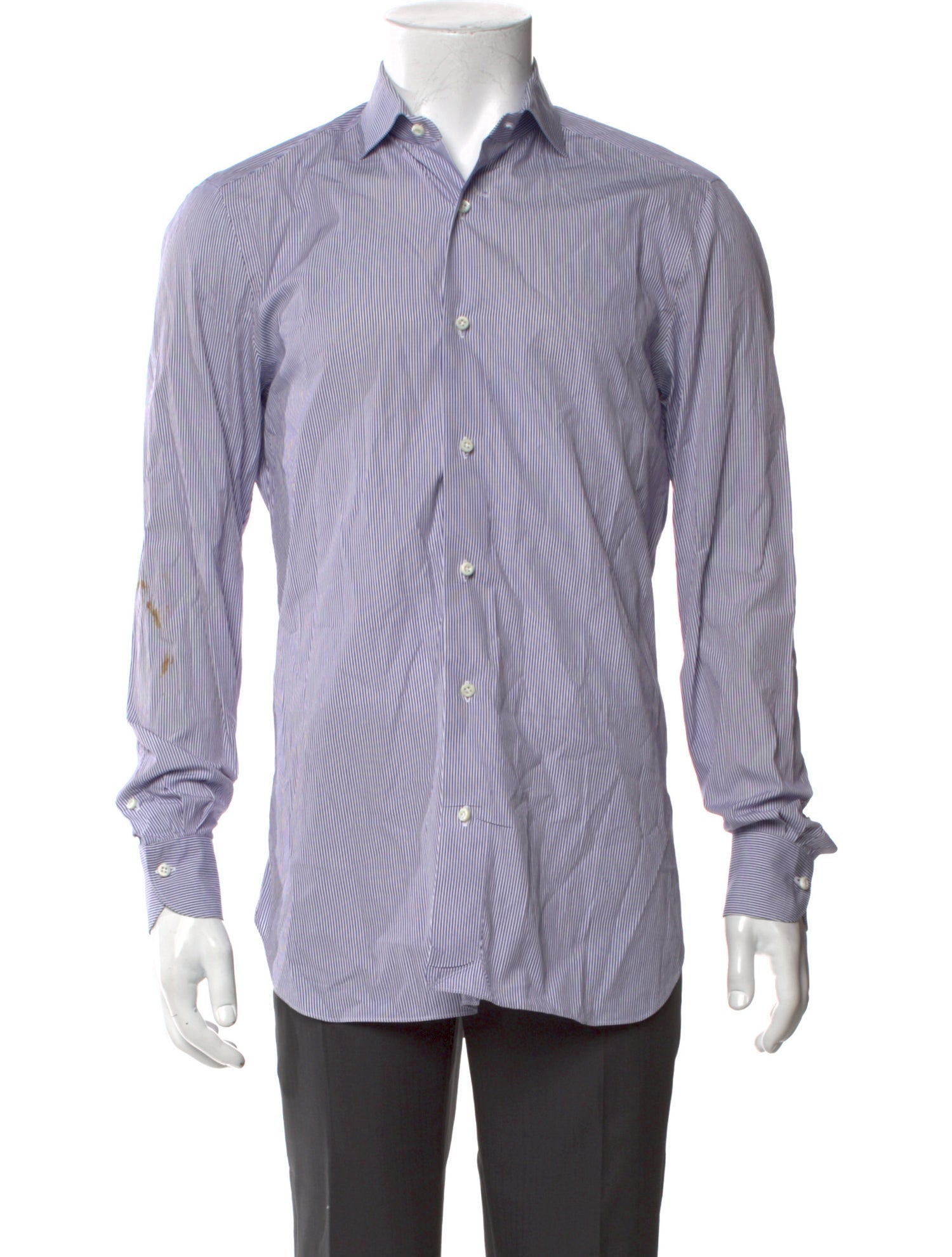 Boglioli Striped Long Sleeve Dress Shirt