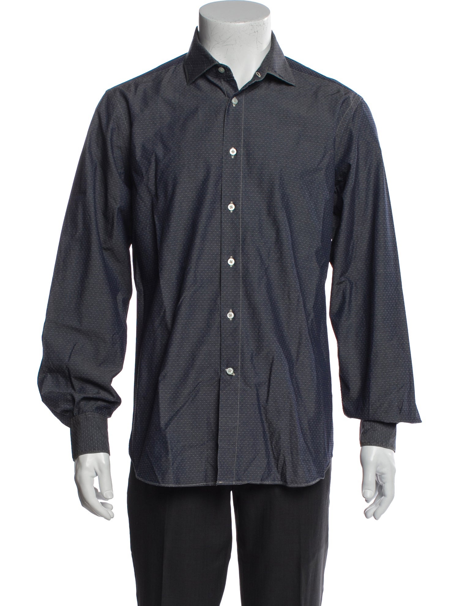 Boglioli Striped Long Sleeve Dress Shirt