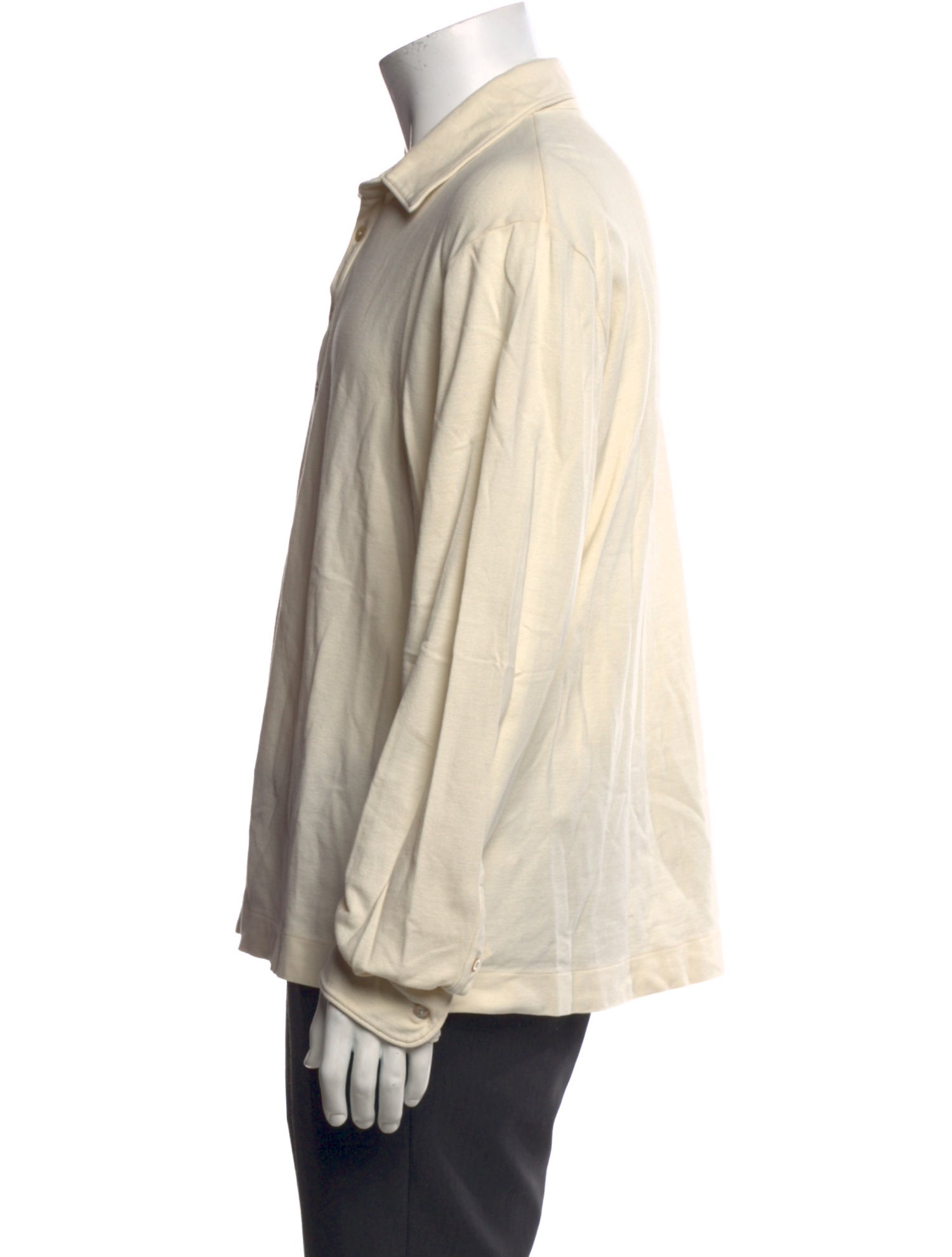 Boglioli Mock Neck Long Sleeve Polo Sweater