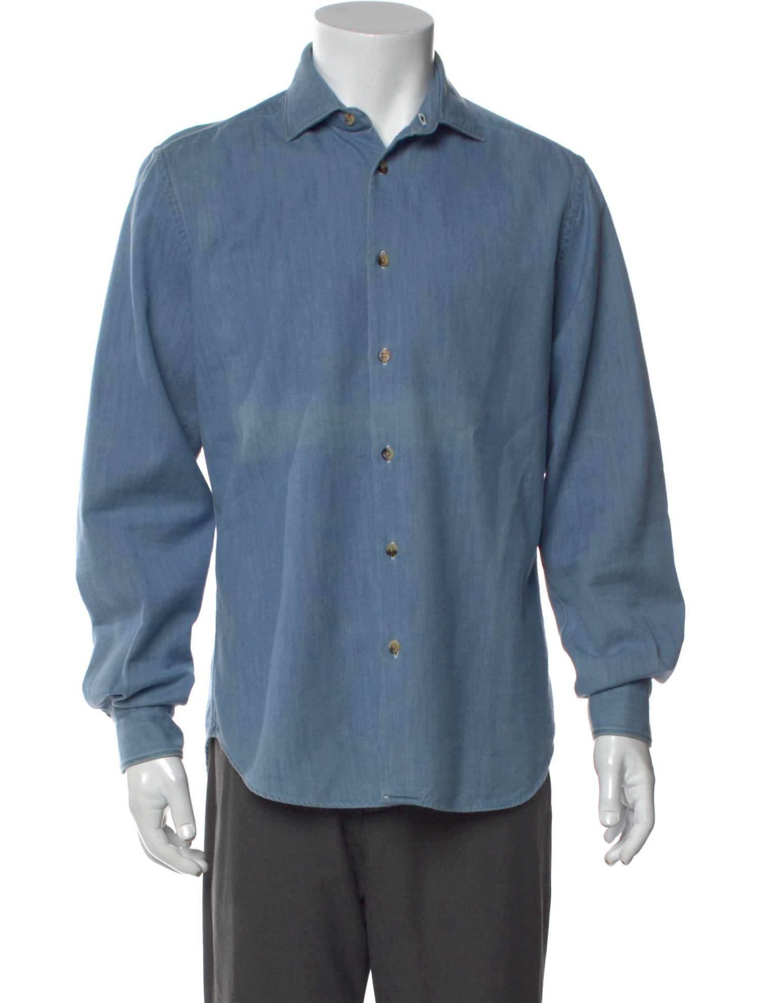 Boglioli Long Sleeve Denim Shirt