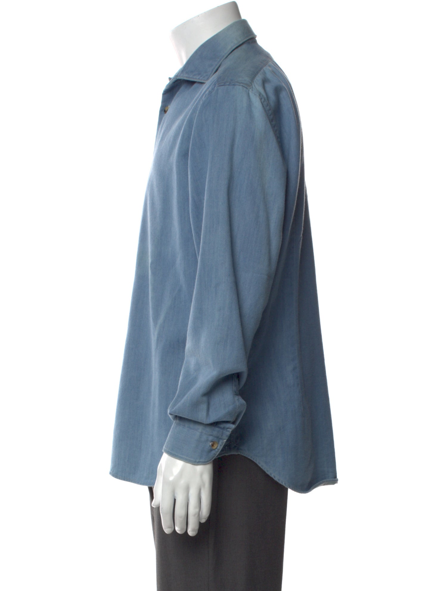 Boglioli Long Sleeve Denim Shirt