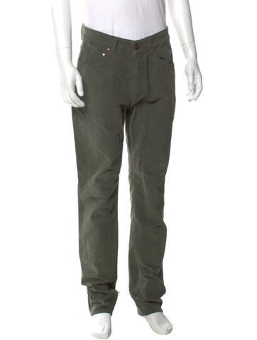 Pre-owned Boglioli Chinos In Green