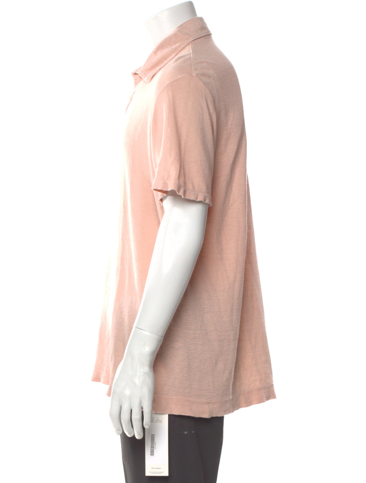 Boglioli Linen Crew Neck Polo Shirt