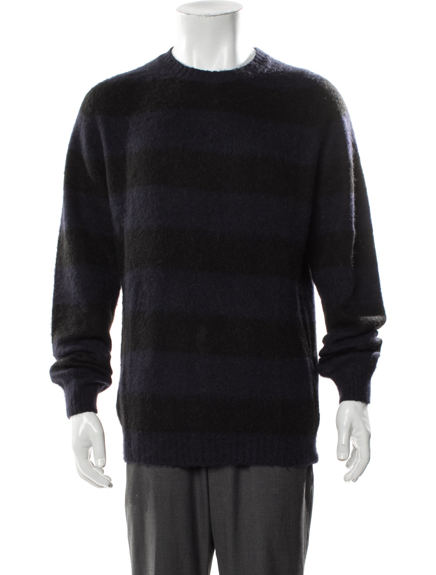 Boglioli Camel Hair Striped Sweater w/ Tags