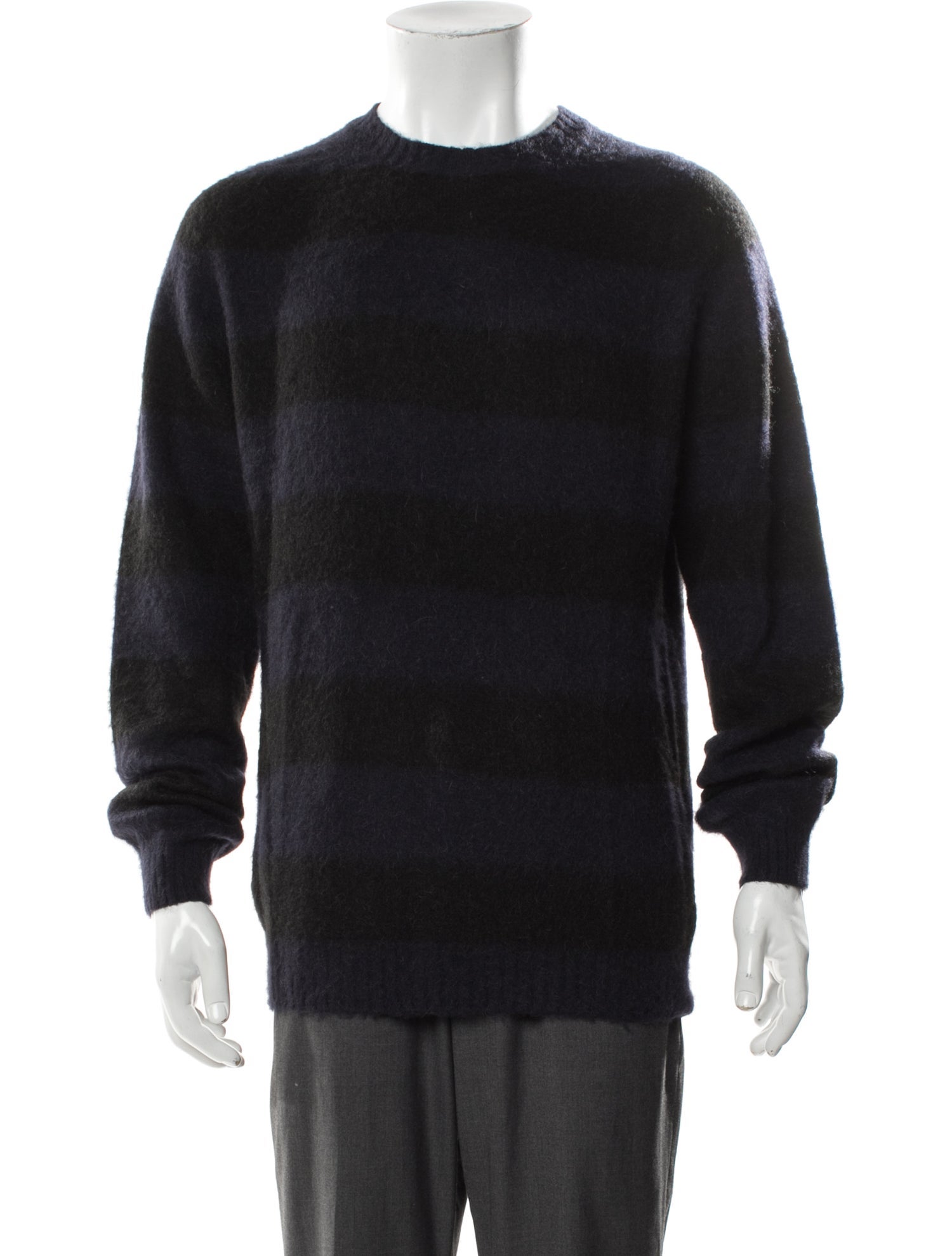 Boglioli Camel Hair Striped Sweater w/ Tags
