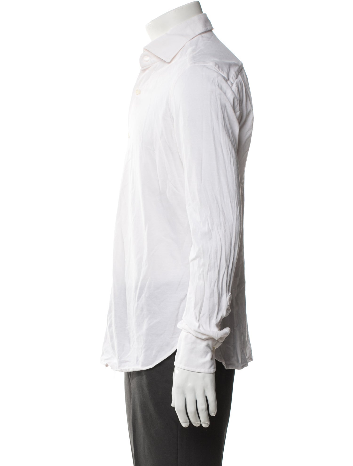 Boglioli Collar Long Sleeve Polo Shirt