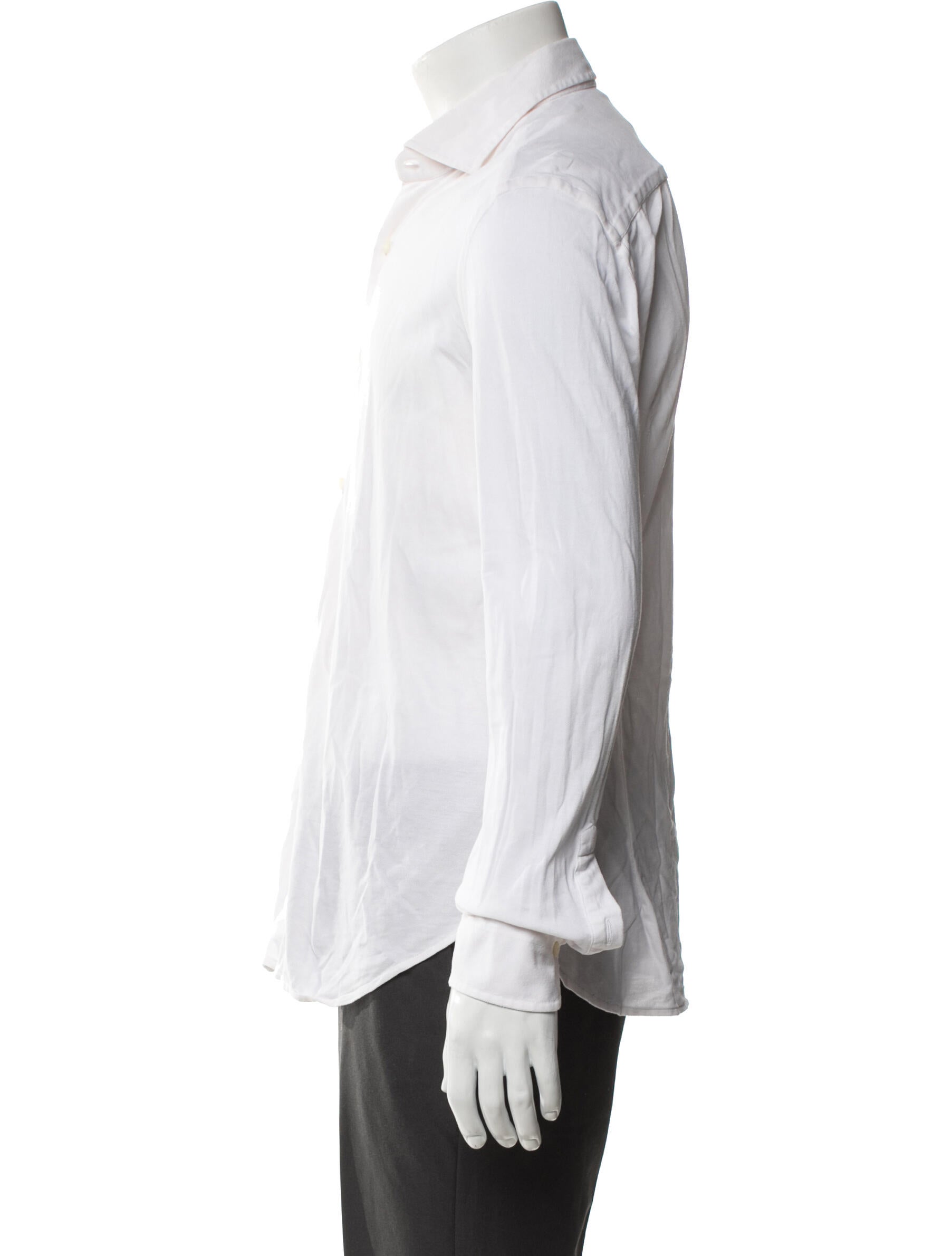 Boglioli Collar Long Sleeve Polo Shirt