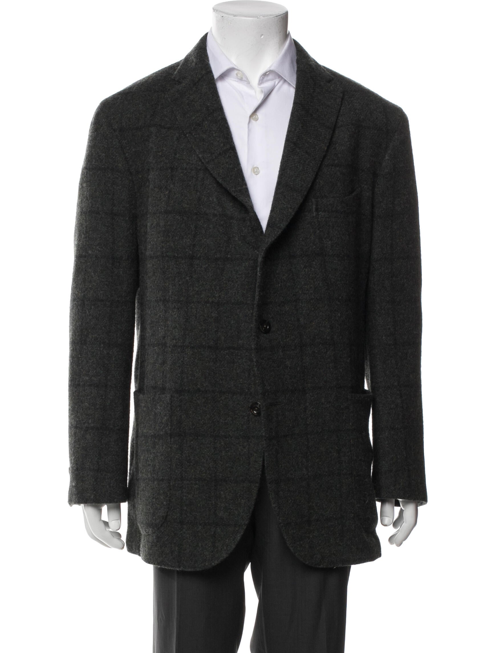 Boglioli Plaid Print Blazer