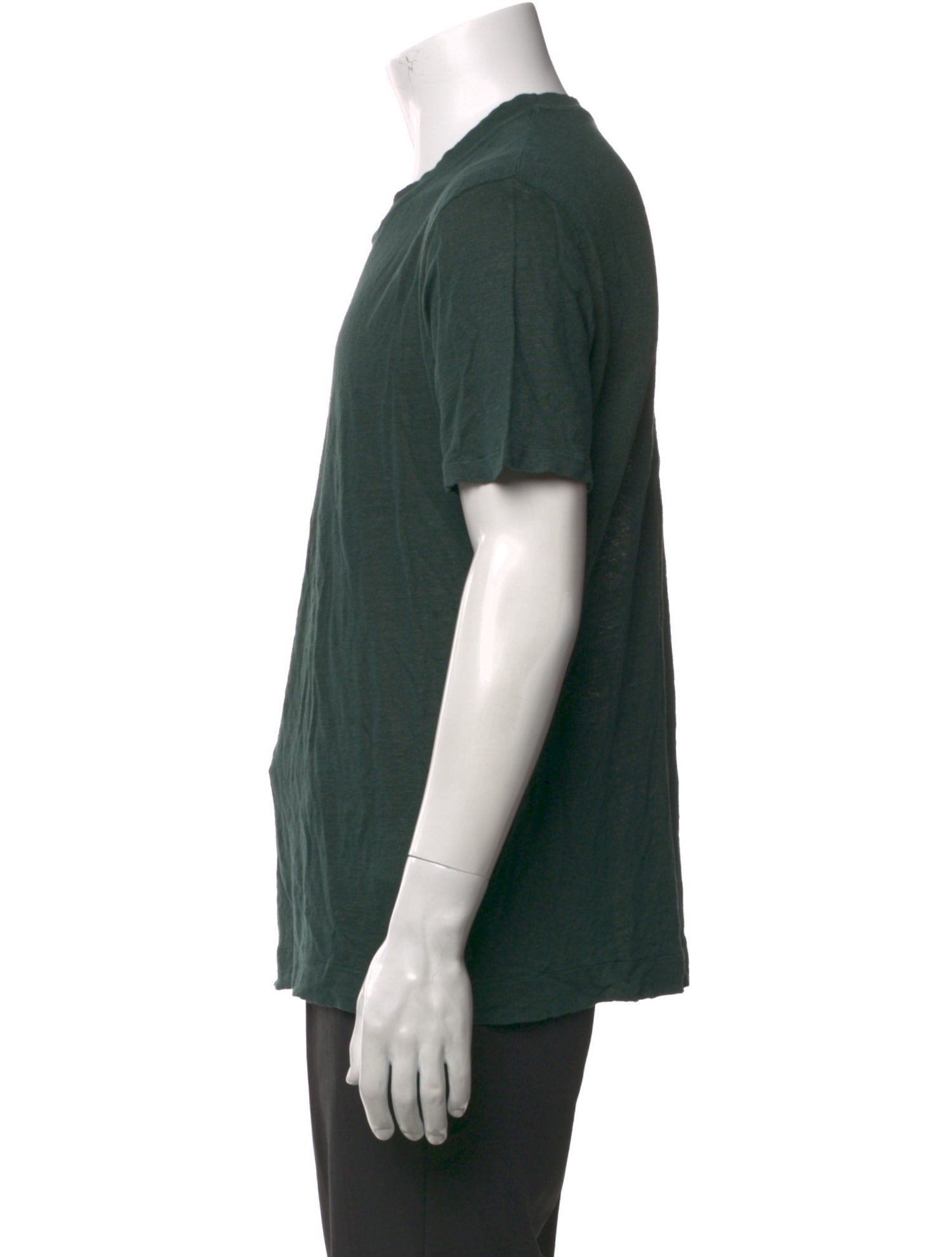Boglioli Linen Crew Neck T-Shirt