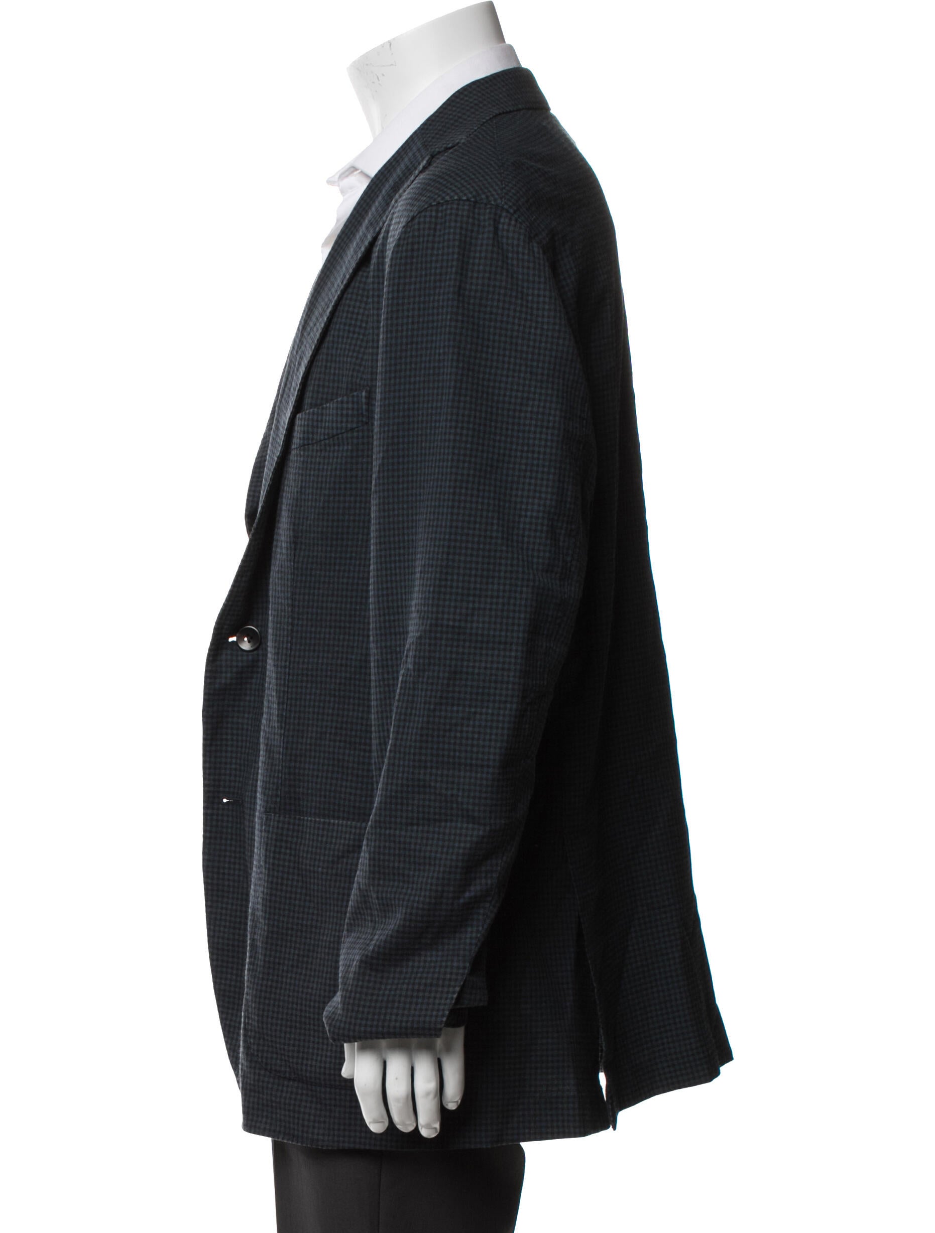 Boglioli Virgin Wool Patterned Jacket