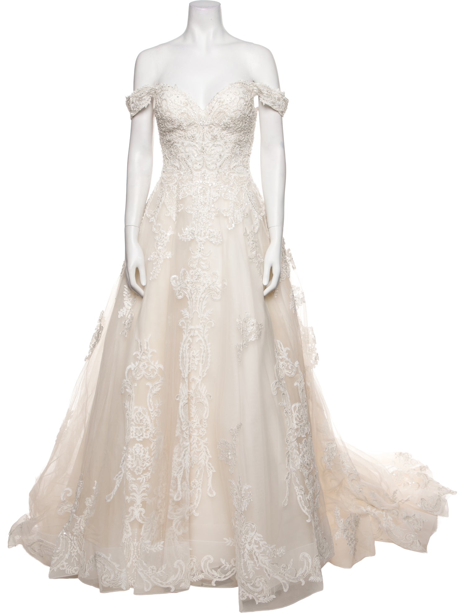 Allure Couture Strapless Long Dress w/ Tags