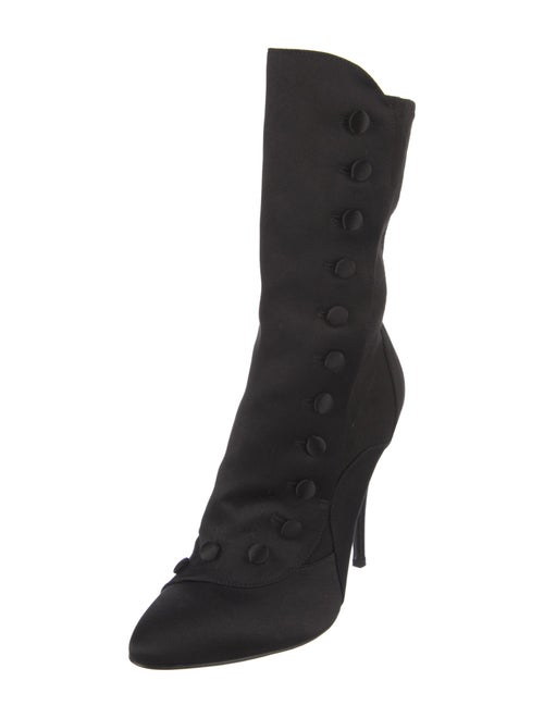 Giuseppe Zanotti x Balmain Satin Sock Boots