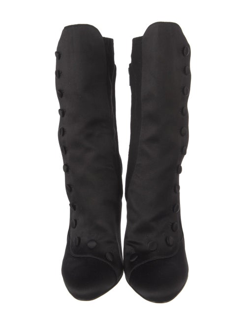 Giuseppe Zanotti x Balmain Satin Sock Boots