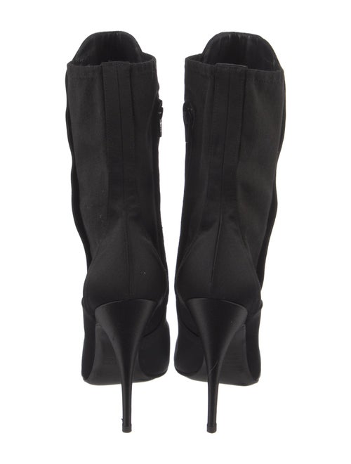 Giuseppe Zanotti x Balmain Satin Sock Boots